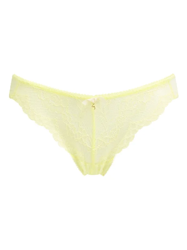 Superboost Lace Thong In Lemon - Gossard