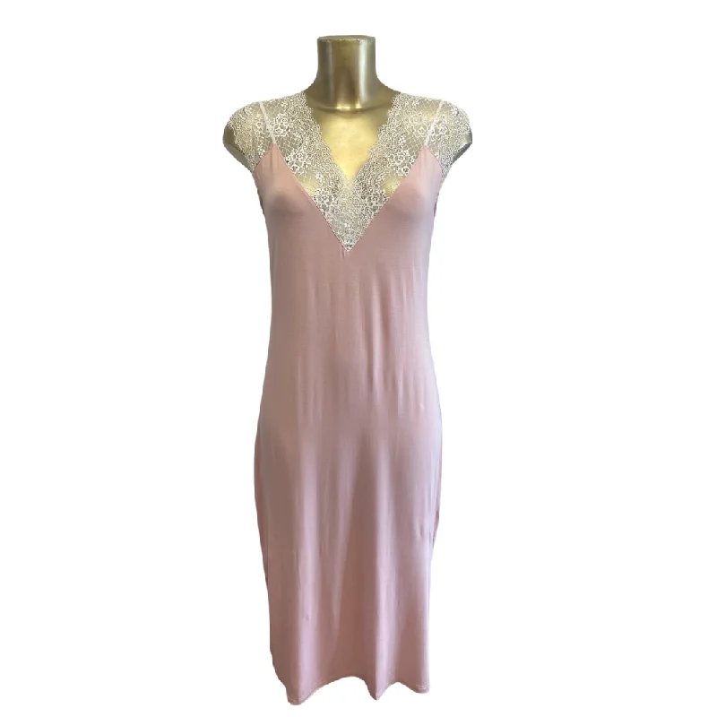 Vanilla Nightwear Pink Long Nightdress