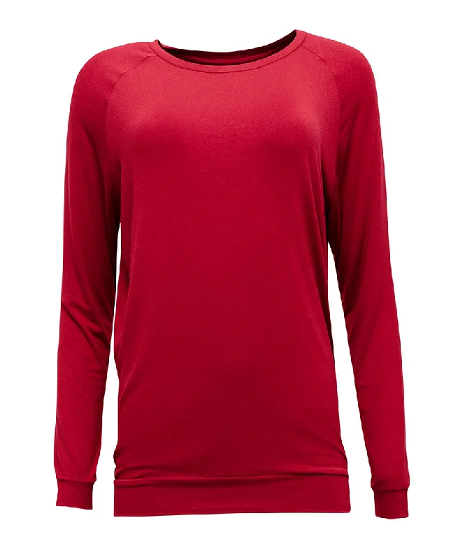 Red Slouch Jersey Pyjama Top