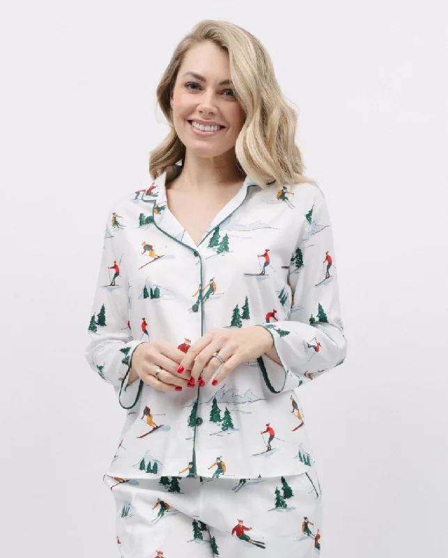 Whistler Womens Ski Print Pyjama Top