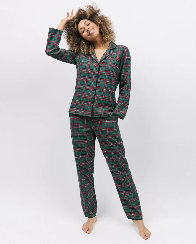 Whistler Womens Super Cosy Check Pyjama Top