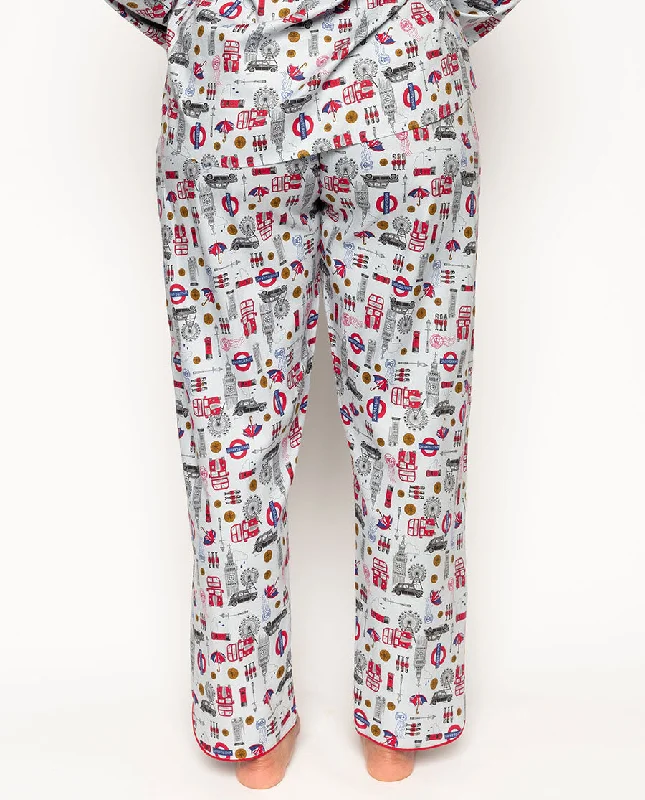 Windsor Womens London Print Pyjama Bottoms