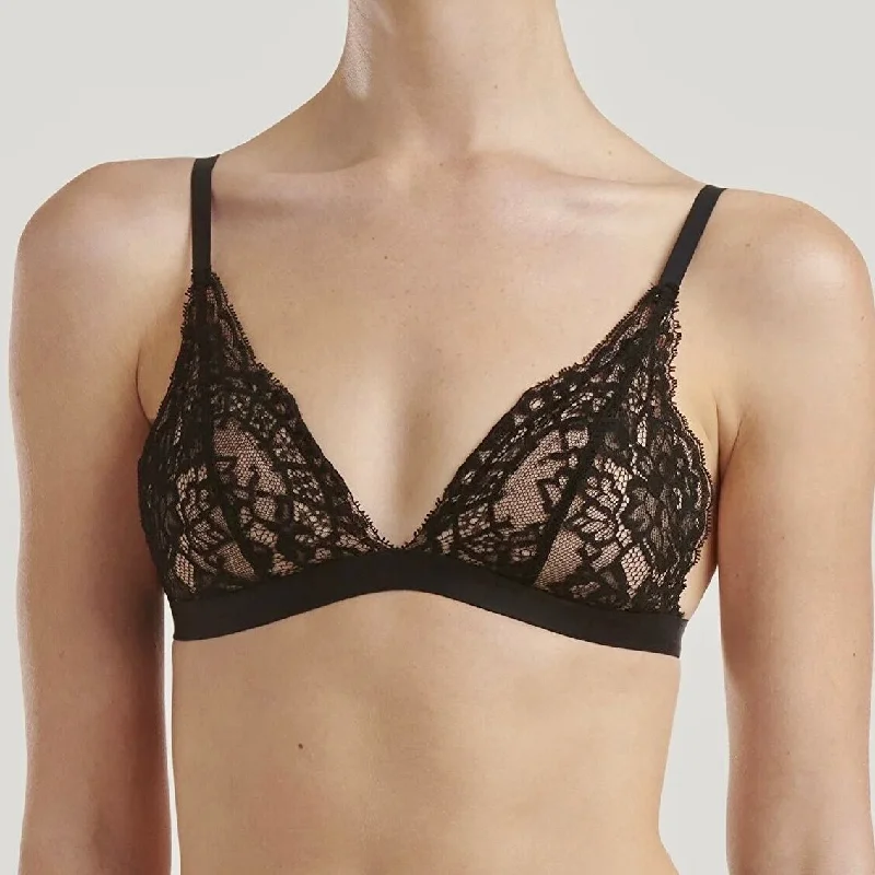 Wolford - Belle Fleur Wireless Bra - Black