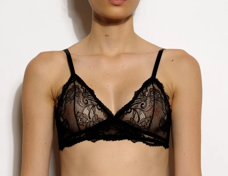 York Petite Triangle Lace Soft Bralette