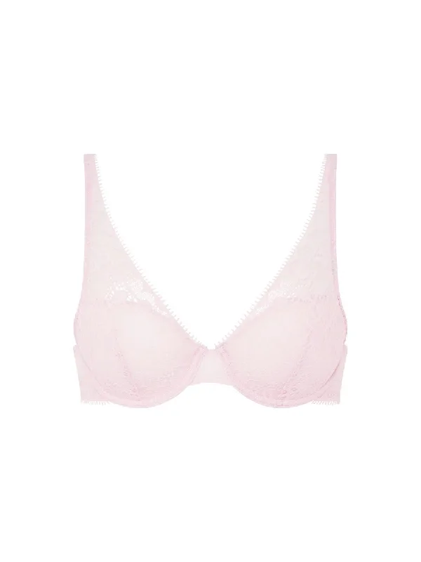 Day To Night Plunge Spacer Bra - Porcelain Pink