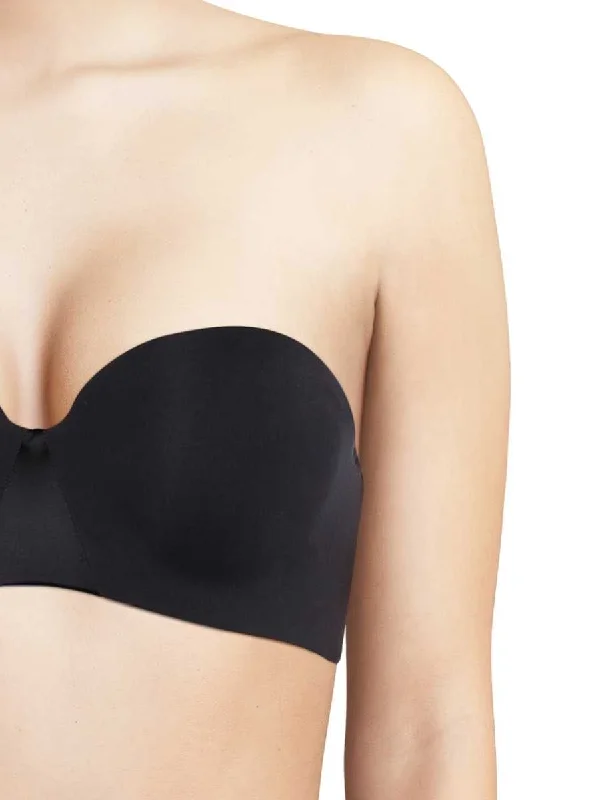 Essentiall Bandeau T-Shirt Bra - Black