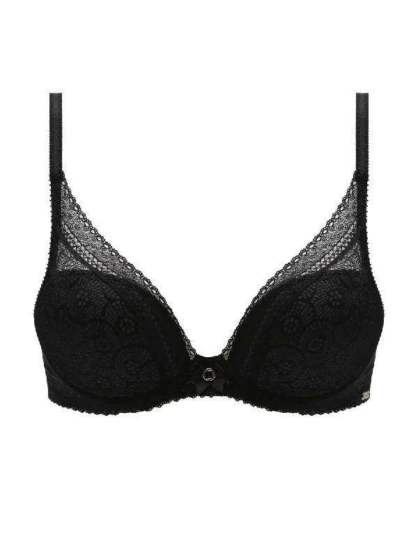 Festivite Plunge T-Shirt Bra - Black