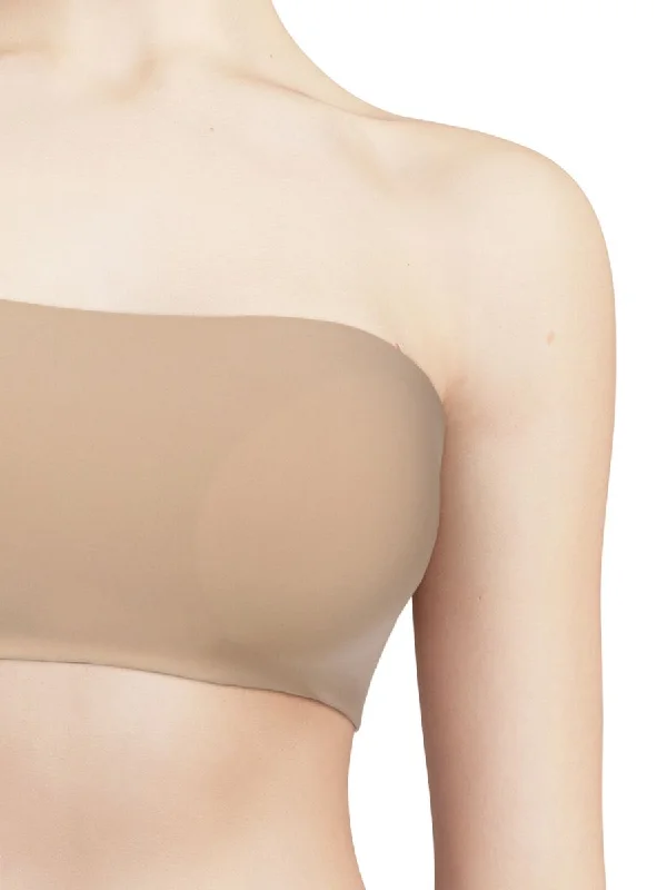 SoftStretch Padded Bandeau - Nude Sand