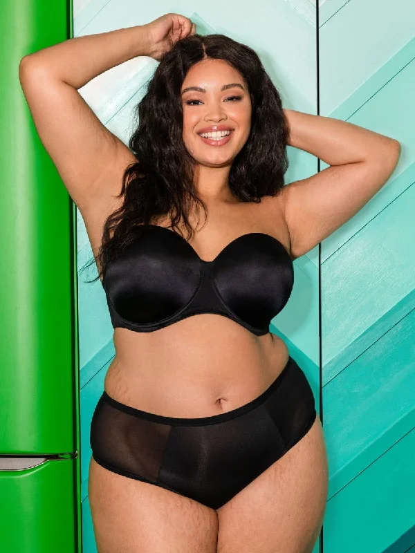 Smoothie Strapless Bra - Black