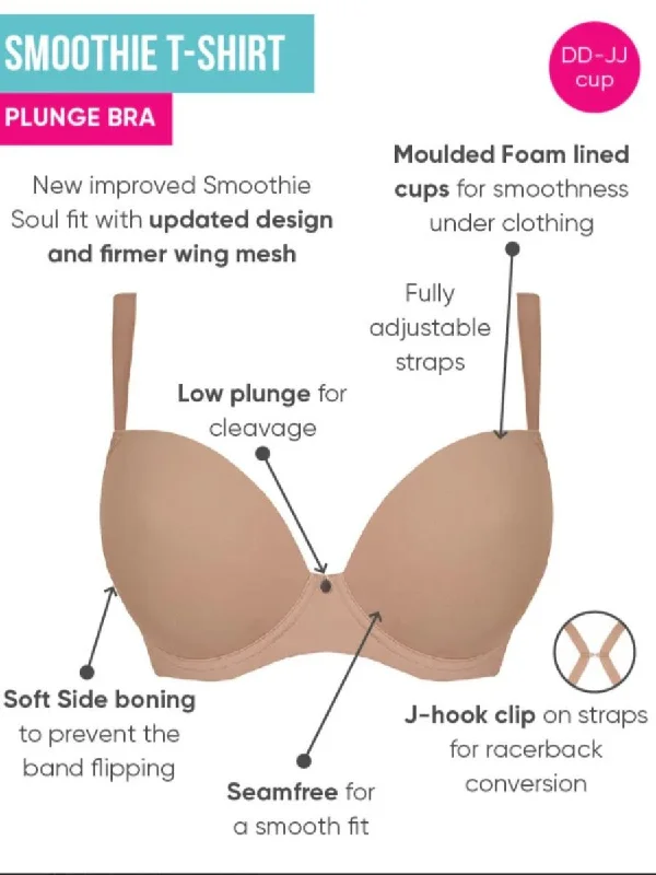 Smoothie T-Shirt Bra - Latte