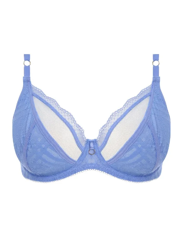 Fatale Plunge Bra - Cornflower