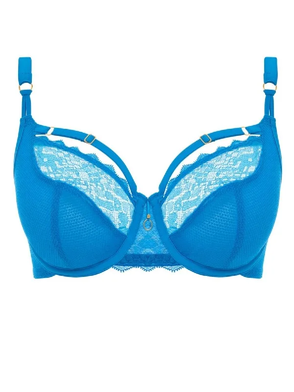 Temptress Plunge Bra - Med Blue