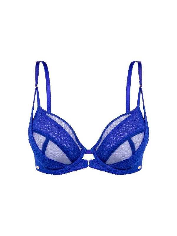 Envy Plunge Bra - Electric Blue