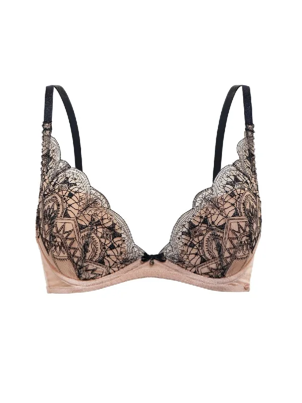 VIP Henna High Apex Bra - Black/Nude