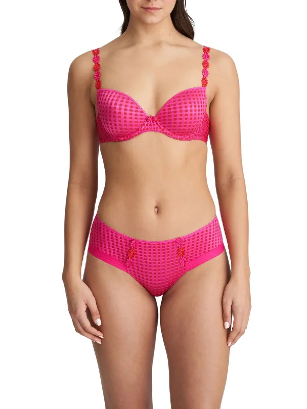 Avero Padded Plunge Bra - Electric Pink