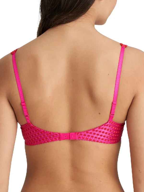 Avero Padded Plunge Bra - Electric Pink