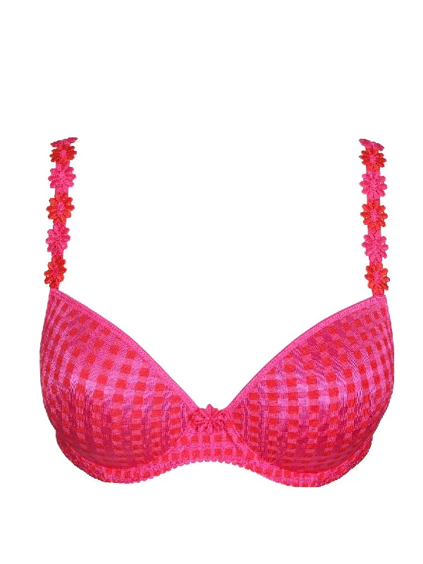 Avero Padded Plunge Bra - Electric Pink