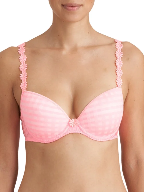 Avero Padded Plunge Bra - Pink Parfait