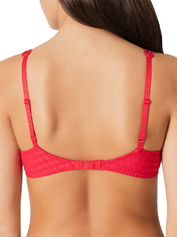 Avero Padded Plunge Bra - Scarlet