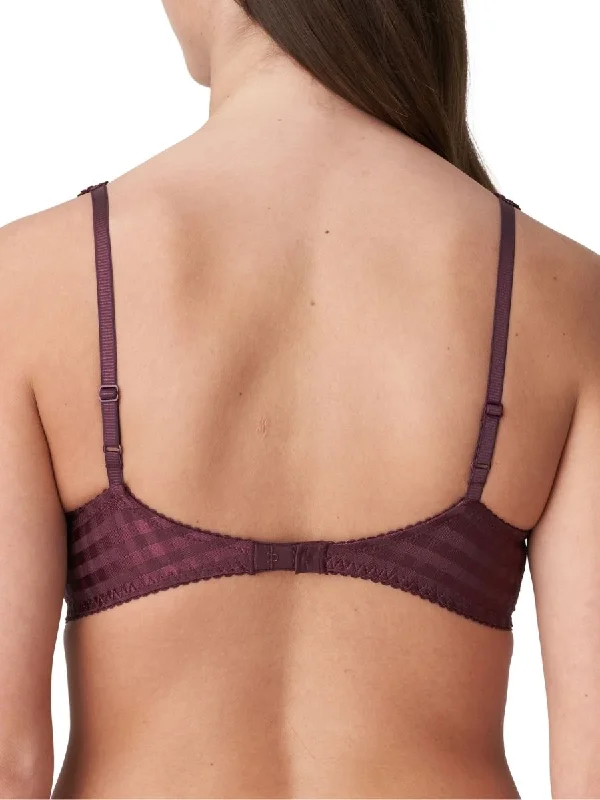 Avero Padded Plunge Bra - Wine