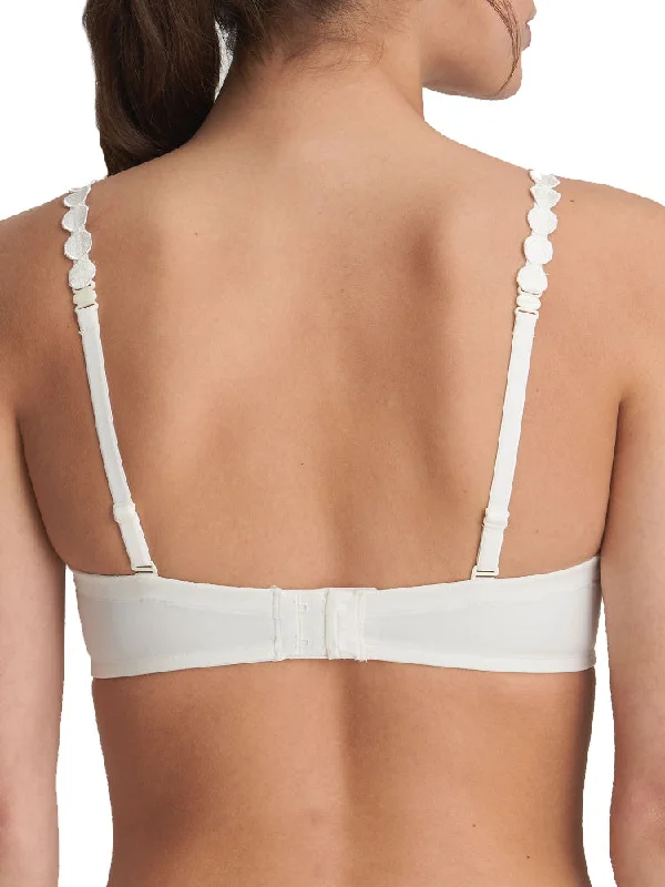 Tom Padded Plunge Bra - Natural