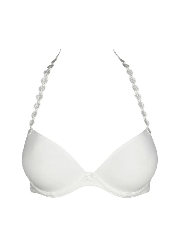 Tom Padded Plunge Bra - Natural