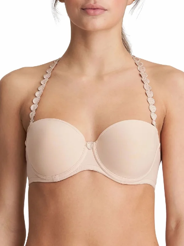 Tom Padded Strapless Bra - Caffé Latte