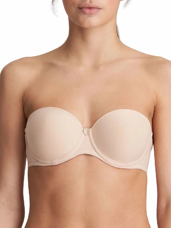 Tom Padded Strapless Bra - Caffé Latte