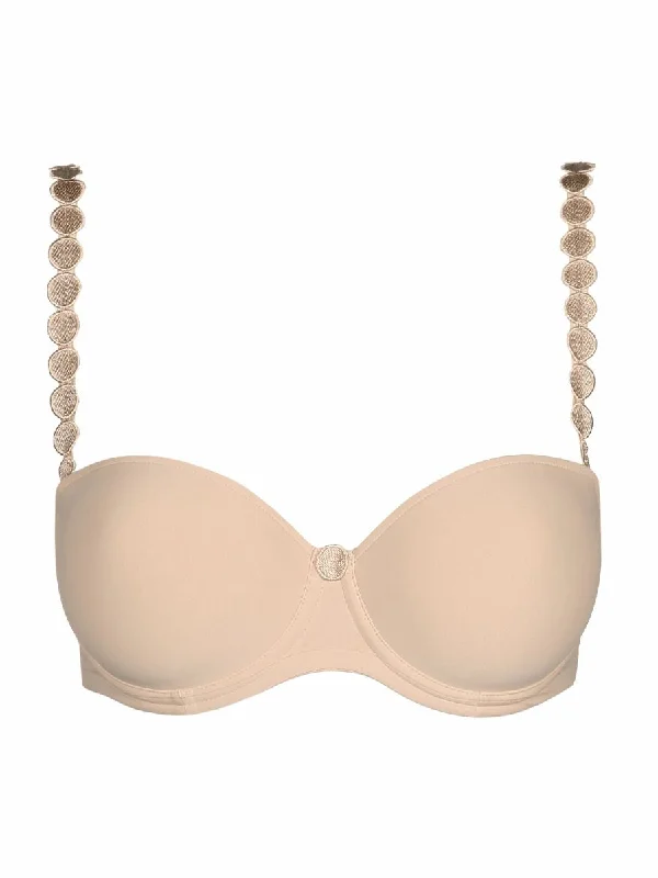 Tom Padded Strapless Bra - Caffé Latte