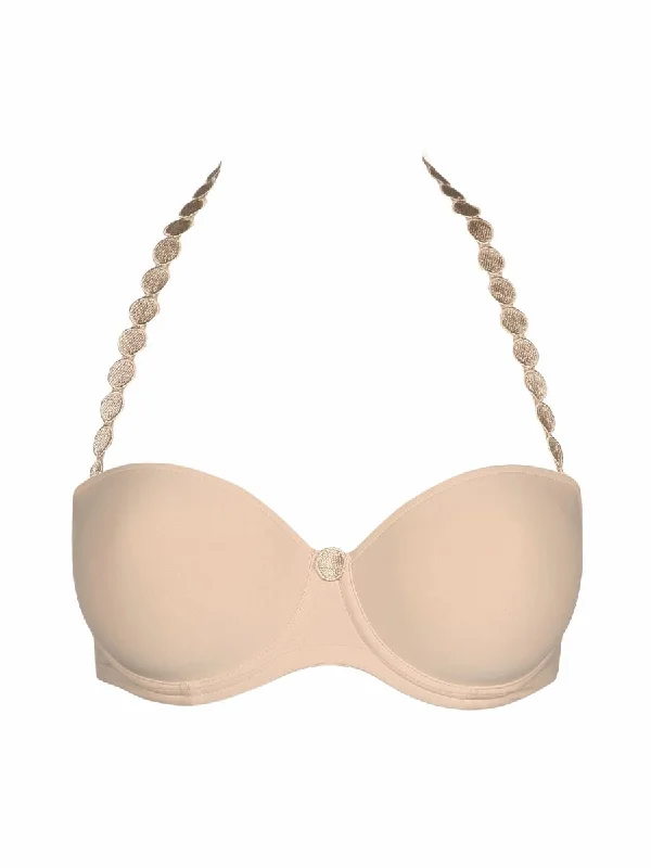 Tom Padded Strapless Bra - Caffé Latte