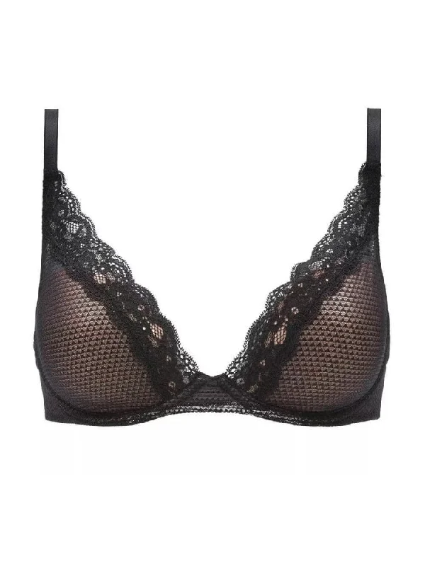 Brooklyn Plunge Bra - Black