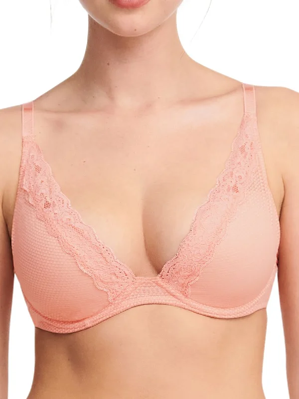 Brooklyn Plunge Bra - Candlelight Peach