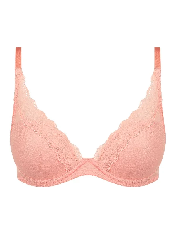 Brooklyn Plunge Bra - Candlelight Peach