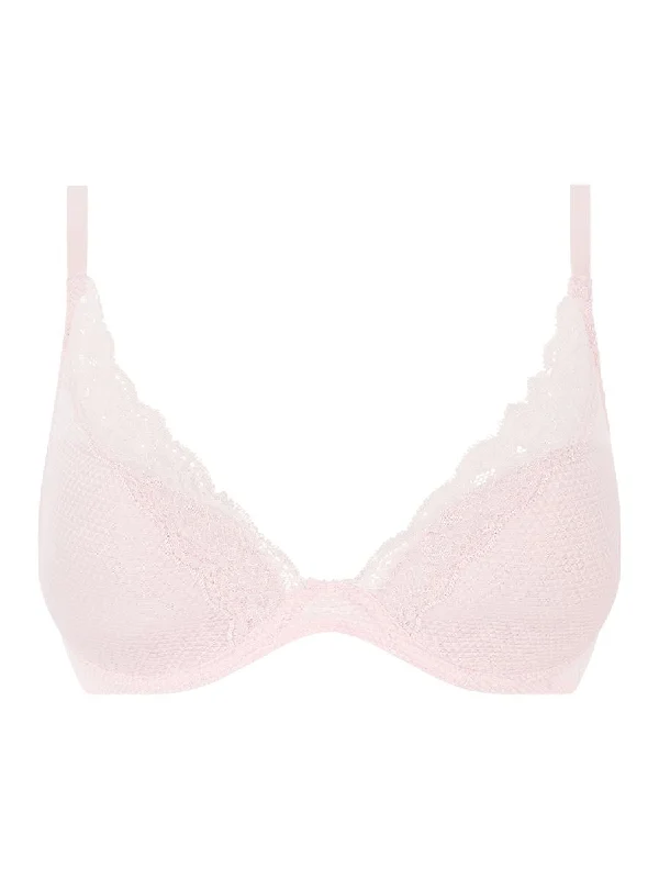 Brooklyn Plunge Bra - Porcelain Pink