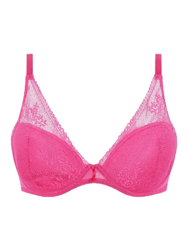 Maddie Plunge T-Shirt Bra - Fuchsia Purple