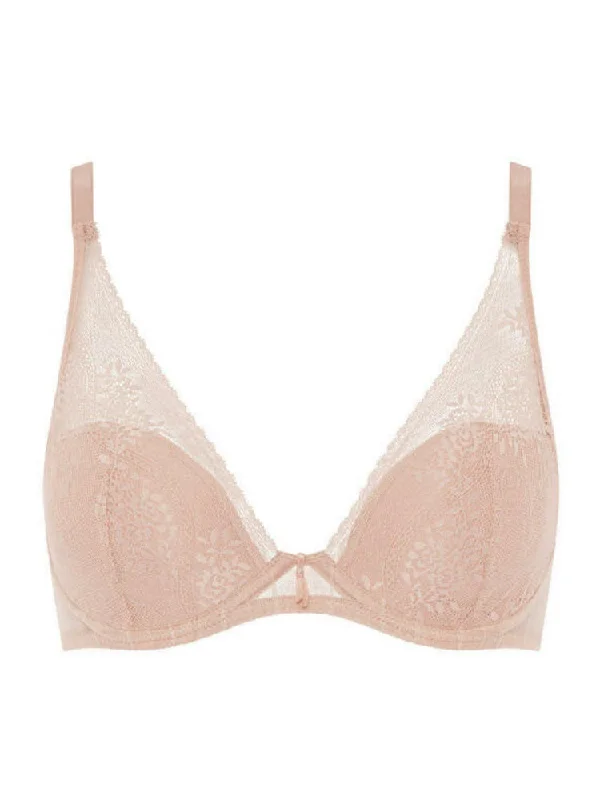 Maddie Plunge T-Shirt Bra - Dusky Pink