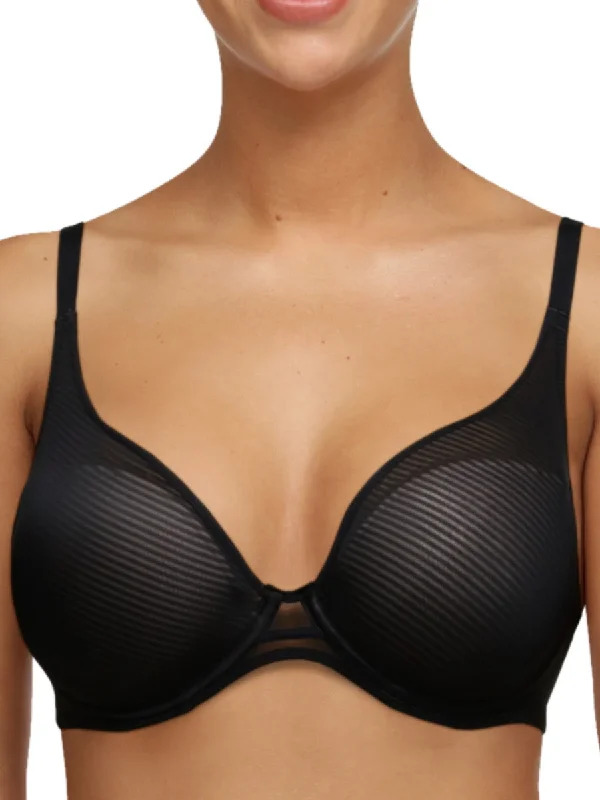 Nais Plunge T-Shirt Bra - Black