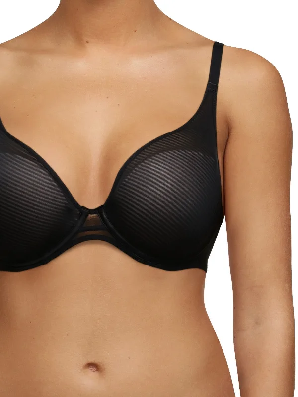 Nais Plunge T-Shirt Bra - Black