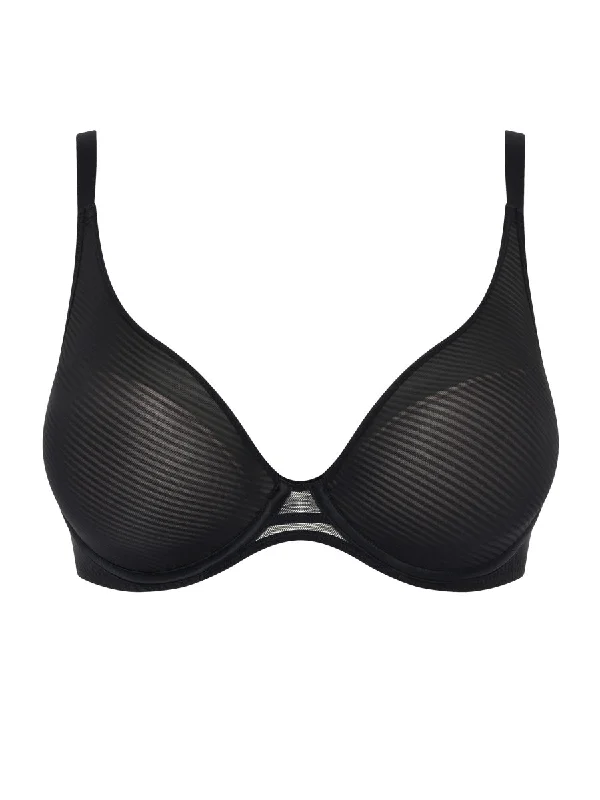 Nais Plunge T-Shirt Bra - Black