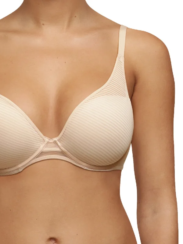 Nais Plunge T-Shirt Bra - Cappuccino