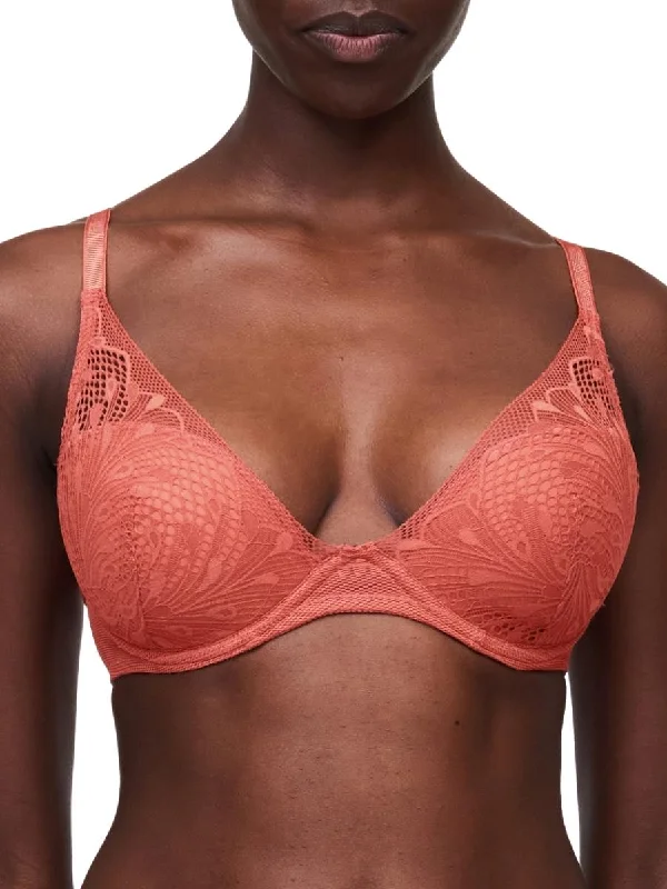 Thelma Plunge T-Shirt Bra - Orange Brule