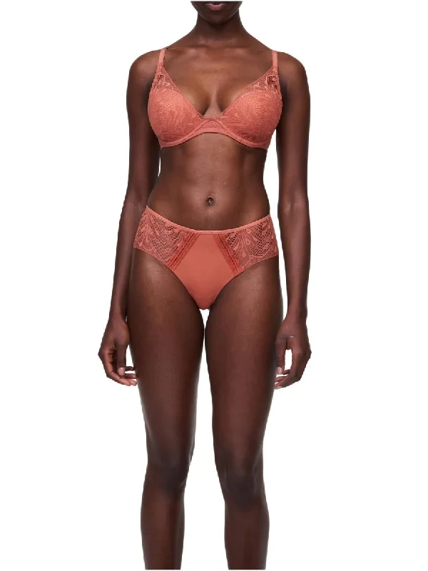 Thelma Plunge T-Shirt Bra - Orange Brule