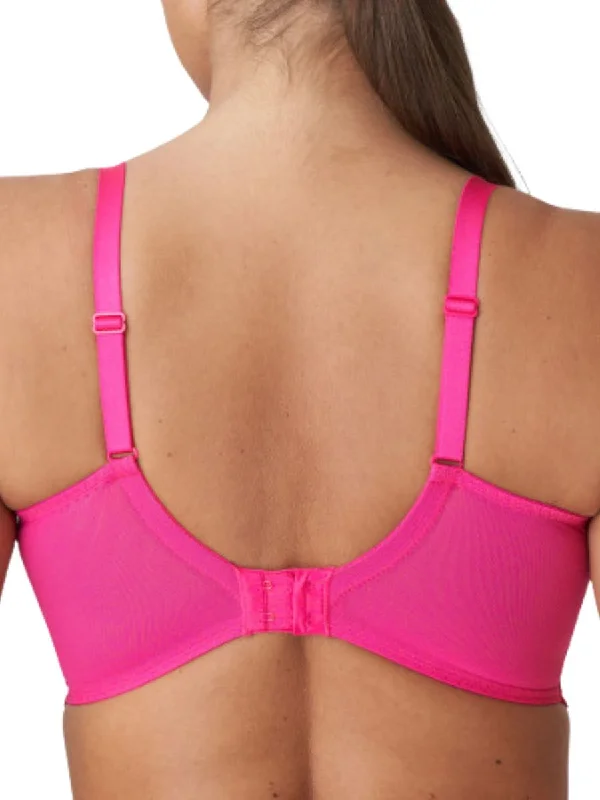 Disah Half Padded Plunge Bra - Electric Pink