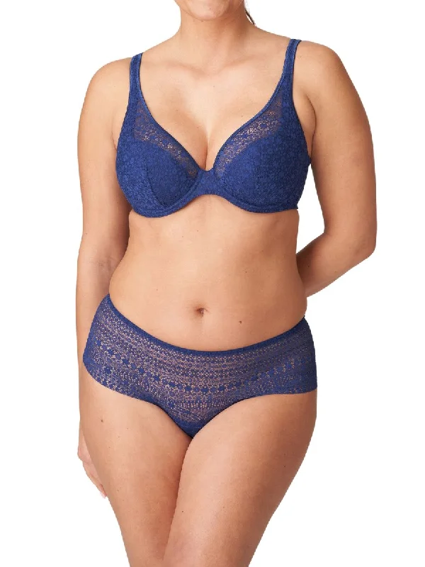 Epirus Half Padded Plunge Bra - Royal