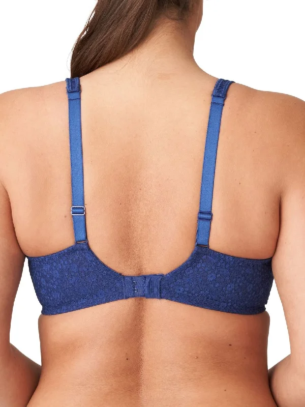 Epirus Half Padded Plunge Bra - Royal