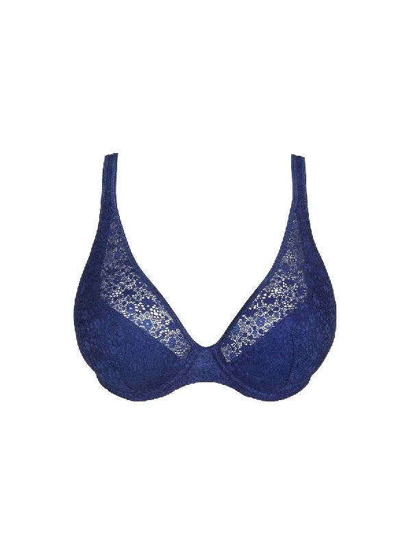 Epirus Half Padded Plunge Bra - Royal