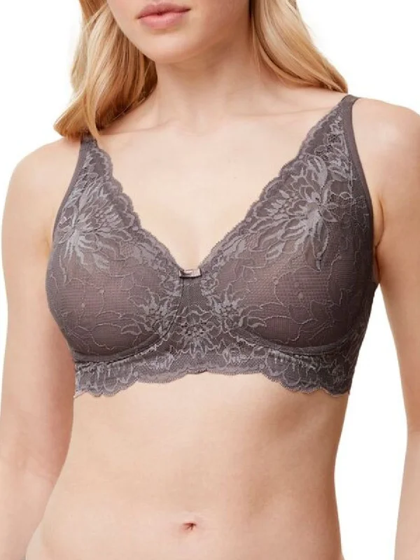 Amourette Charm Non-Wired Bra - Pigeon Grey