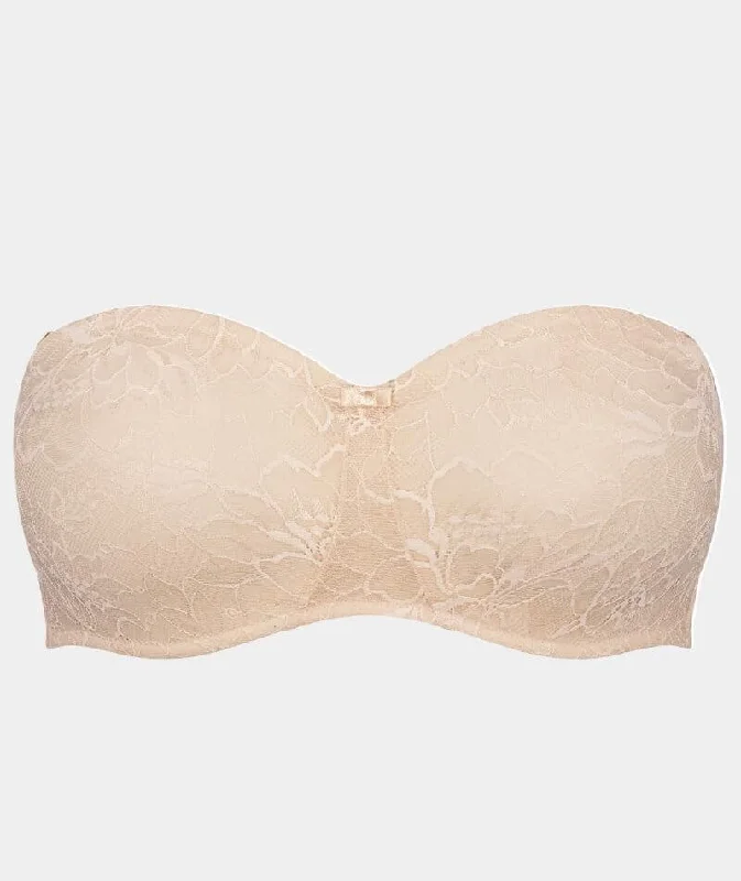 Triumph Amourette Charm Wired Strapless Bra - Cream