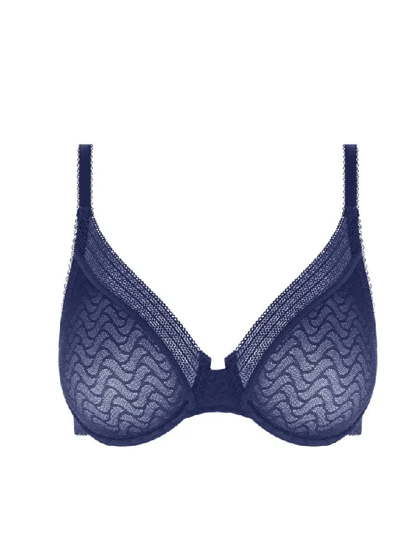 Aphrodite Plunge Bra - Blue Depths