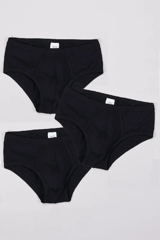 3-pack brief black